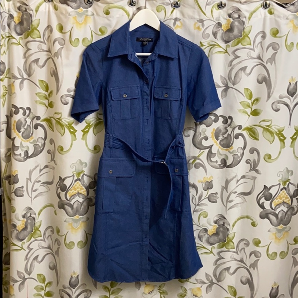 Sharagano Casual Denim Dress